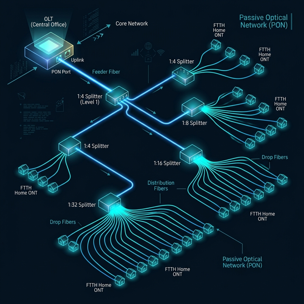 FTTH Network Diagram
